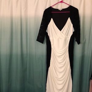 Black and white Dress